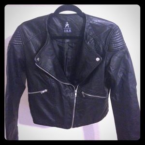 Faux Moto Jacket